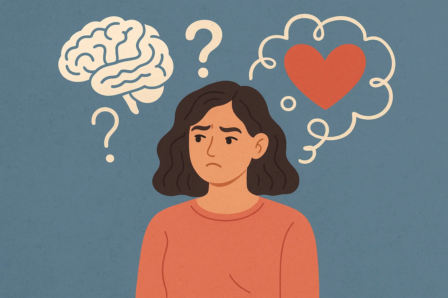a picture of women thinking about logic