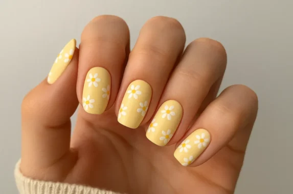 yellow nails