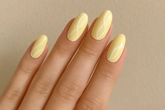 yellow nail