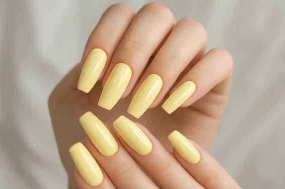 yellow nail