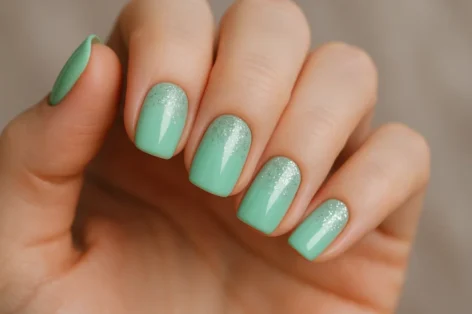 green nail
