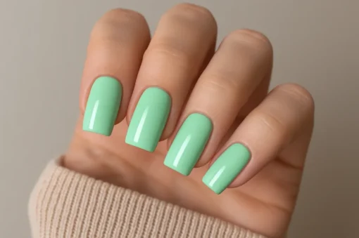 green nails