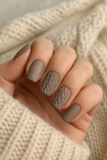 brown nails