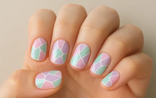 mix nail art