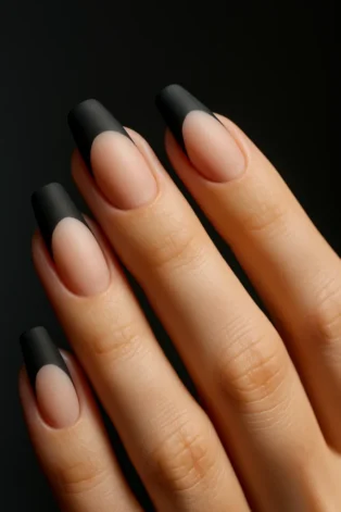 black nails