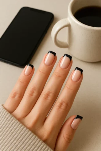 black nails