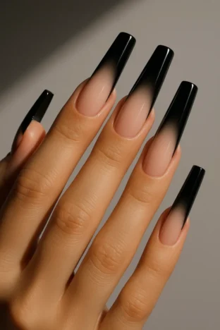 long black nails