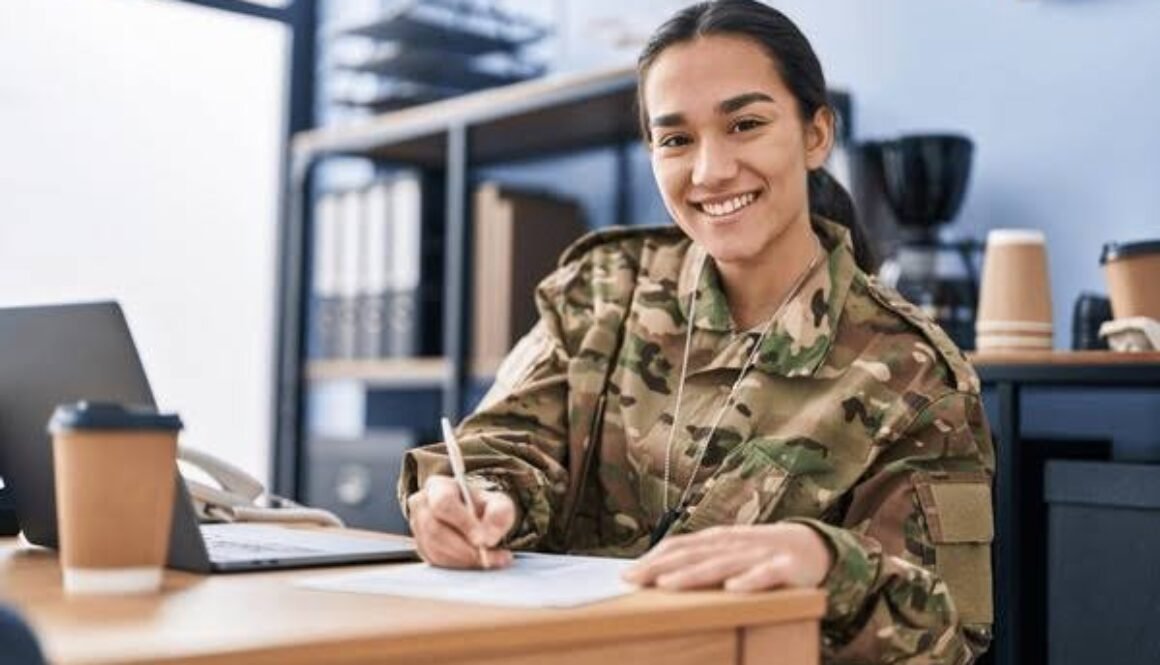 a military women