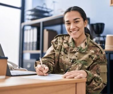 a military women